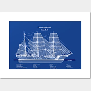 Eagle wix-327 United States Coast Guard Cutter - ABDpng Posters and Art